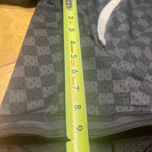 Bascom Projects 1993 Basketball Shorts Checkered Board Pattern Large - Picture 14 of 16